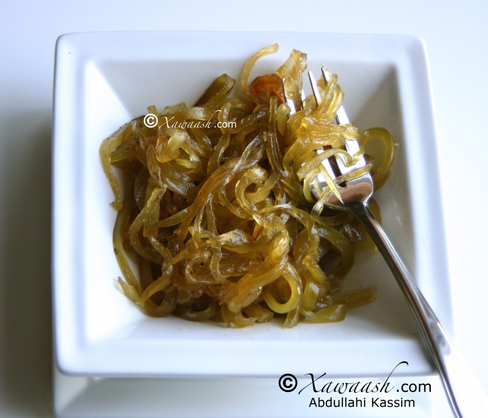 Bottle Gourd Spaghetti (Ntaambi ya Mabboori)