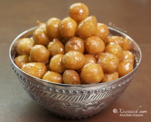 Fried Sweet Dumplings (Skaramati/Burka Macaan)