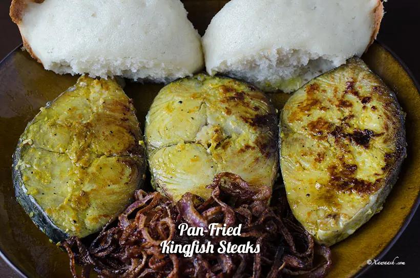 Pan-Fried Kingfish Steaks