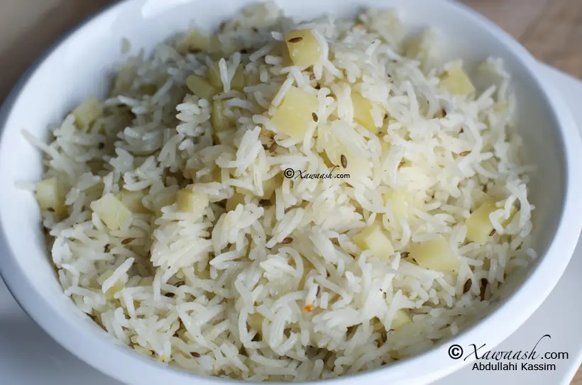 Potato & Cumin Rice (Pilau)