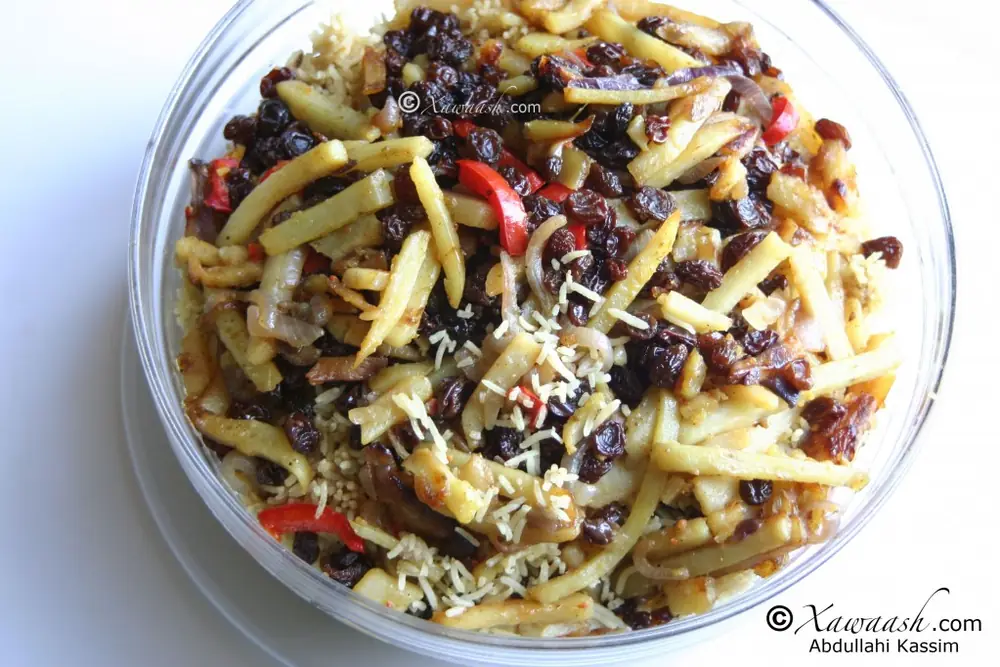 Somali Rice Topping